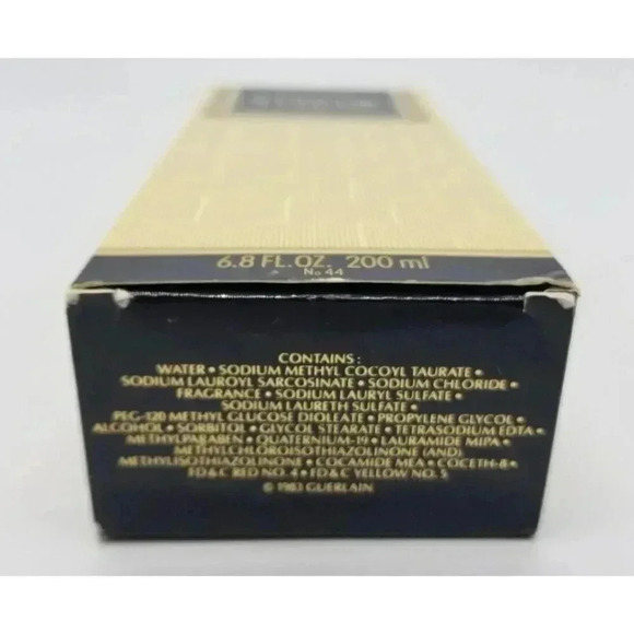 Shalimar Guerlain 1983 Vintage Perfumed Body Shampoo Wash 6.8oz /200 ml RARE - Picture 10 of 11